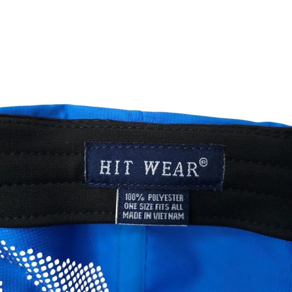 EcoElectrica Side Mesh Strapback Cap Embroidered Logo Trucker Baseball Hat Blue